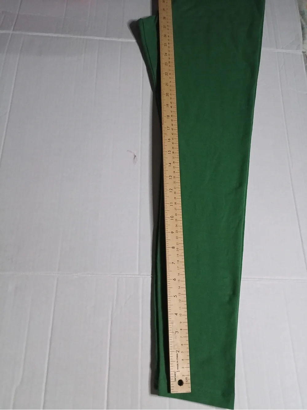 PINK Victoria's Secret Green Ribbed Waistband Leggings - Picture 2 of 7